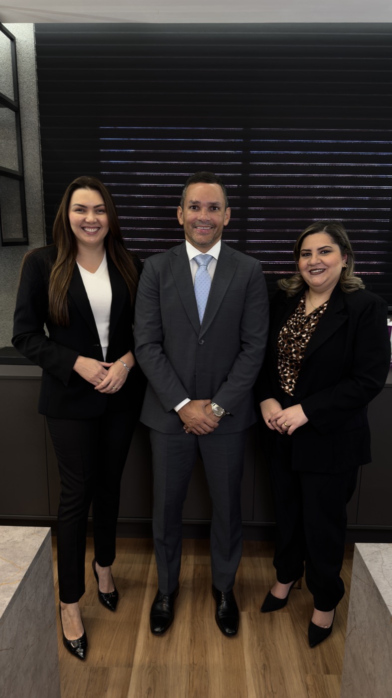 Os sócios Jean Letelier, Marcleane Gomes e Diana Santana